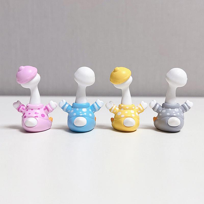 Design Canard Heureux, Ornement de Bureau, Décoration d'Intérieur Paysage Miniature, Canard Mignon Pour Commande de Voiture