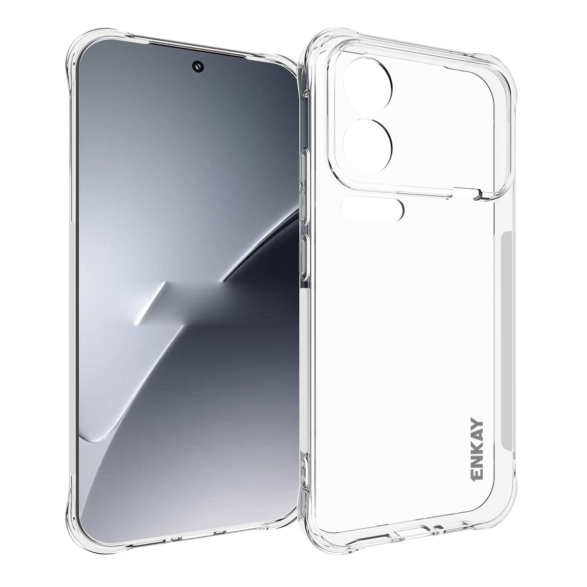 

For Xiaomi 17 Clear Phone Case ENKAY HAT PRINCE Shockproof Anti-slip TPU Cover