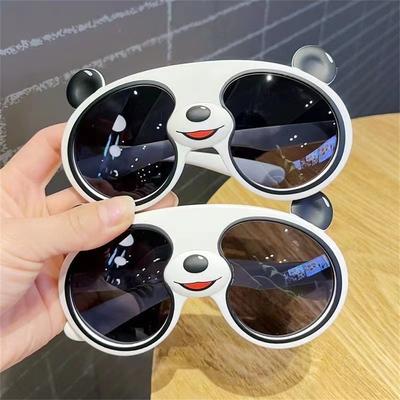 Trend Kinder Cartoon Sonnenbrille Jungen Mädchen Panda geformt polarisierte Sonnenbrille Kinder UV-Schutz Kinder Geburtstagsgeschenk Spielzeug