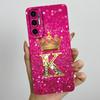 For Tecno Pova 3 6.9" Case Crown Letters Liquid SIlicone Soft TPU Phone Cases For Tecno Pova3 LF7n Camera Protection Back Cover