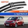 Pour Opel Meriva B 2010-2017 2011 2012 2013 2014 Essuie-glace Avant & Arrière Balais d'essuie-glace Pare-brise Pare-brise Fenêtre Balais 28"+22"+16"