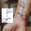 1 Foglio Tatuaggi Temporanei Teschio Ancora Insetto Per Mani Collo Adulti, Adesivi Tatuaggi Finti di Halloween Tatuaggi Realistici a Lunga Durata