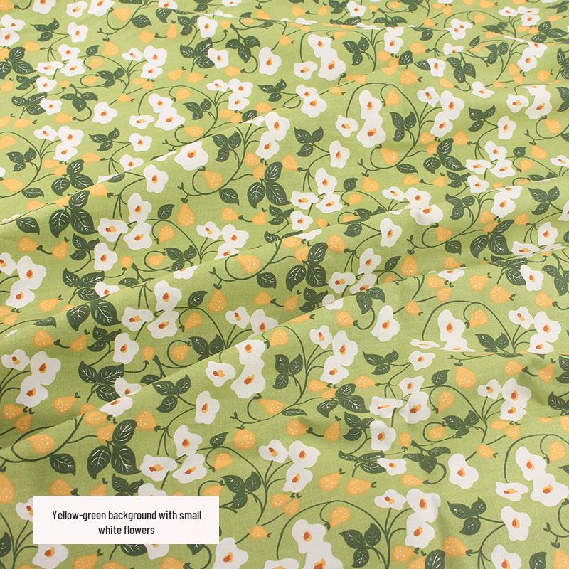 Strictly Selected Floral Print Cotton Twill Fabric for Baby Dress & Kids' Bedding