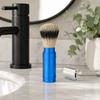 Portable Beard Brush Synthetic Bristle Aluminum Handle Facial Cleaning Brush Shaving Brush  Men