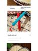 Handwoven Cattail Fan: Traditional Chinese Palm Leaf Fan for Summer