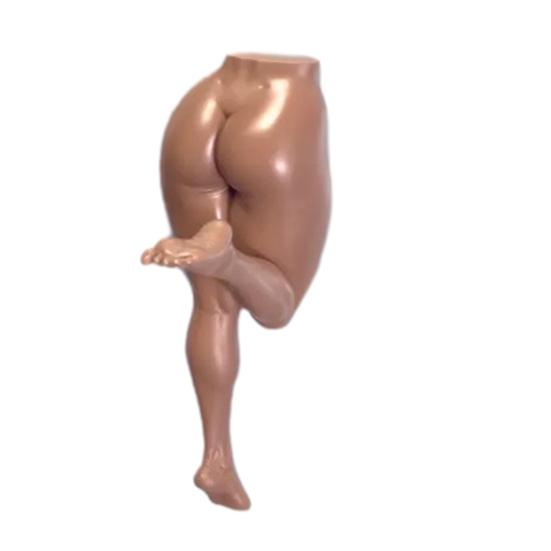 Yousheng Vtipný nástěnný hák na lidské tělo 5 palců Drzá socha Držák na ručníky a klíče do koupelny Vstupní hala Sexuální nohy a hák na tělo pro domácí dekoraci