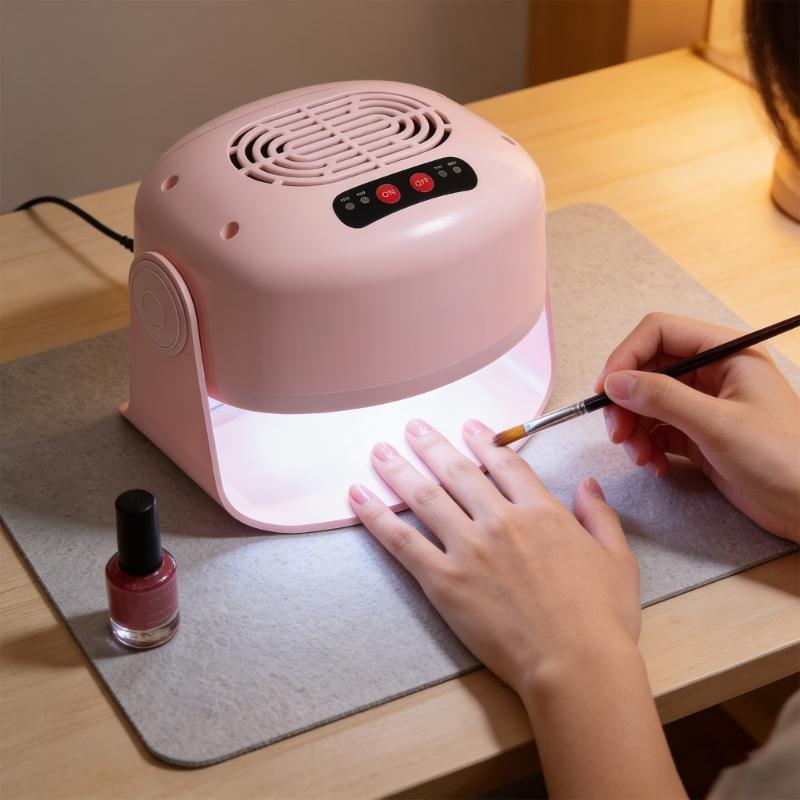 Professional Nail Color Dryer Machine 180 Rotation Direction Low Noise Design Energy Saving For Manicure