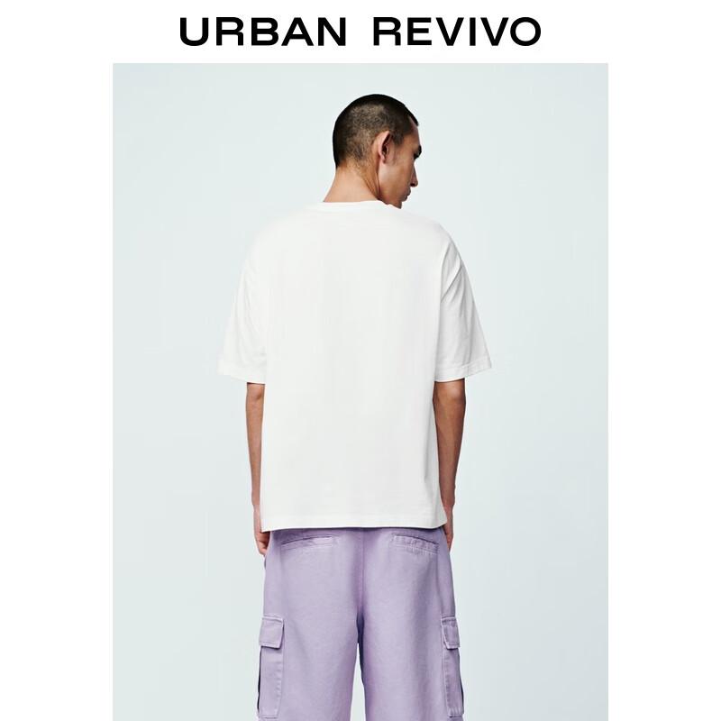 UR 2025 Autumn Men's Graphic Cotton Loose Short Sleeve T-Shirt
