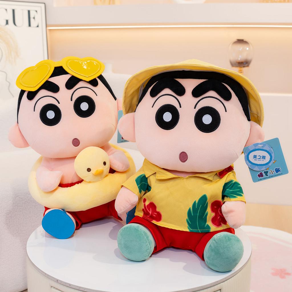 22/30/40cm Summer Funny Crayon Shin-chan Plushies Stuffed Anime Vacation Shin Chan Plush Toy Birthday Gifts Girl Child