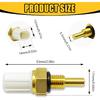 Engine Coolant Temperature Sensor Compatible with Honda Accord Civic Element CR-V Acur RL TSX TL MDX Coolant Temperature Sensor Replace#