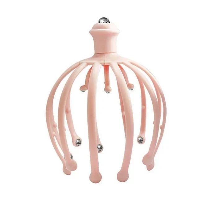 

12/18 Пальців Масажер для голови для зняття напруги Масажер для релаксації з обертовою кулькою-восьминогом