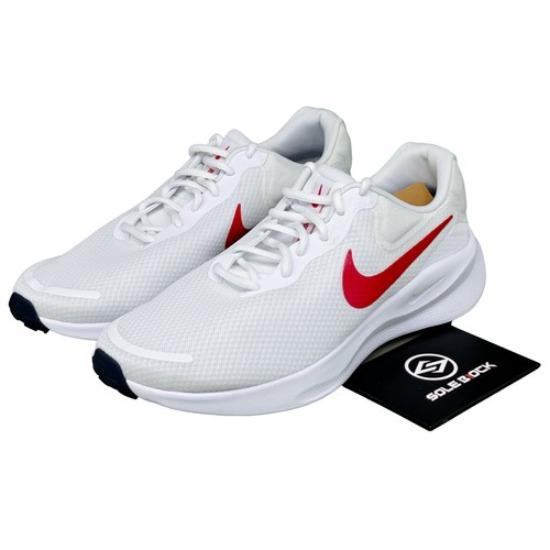 

Nike Revolution 7 Extra Wide White University Red - FB8501-100 EU 44.5 белый