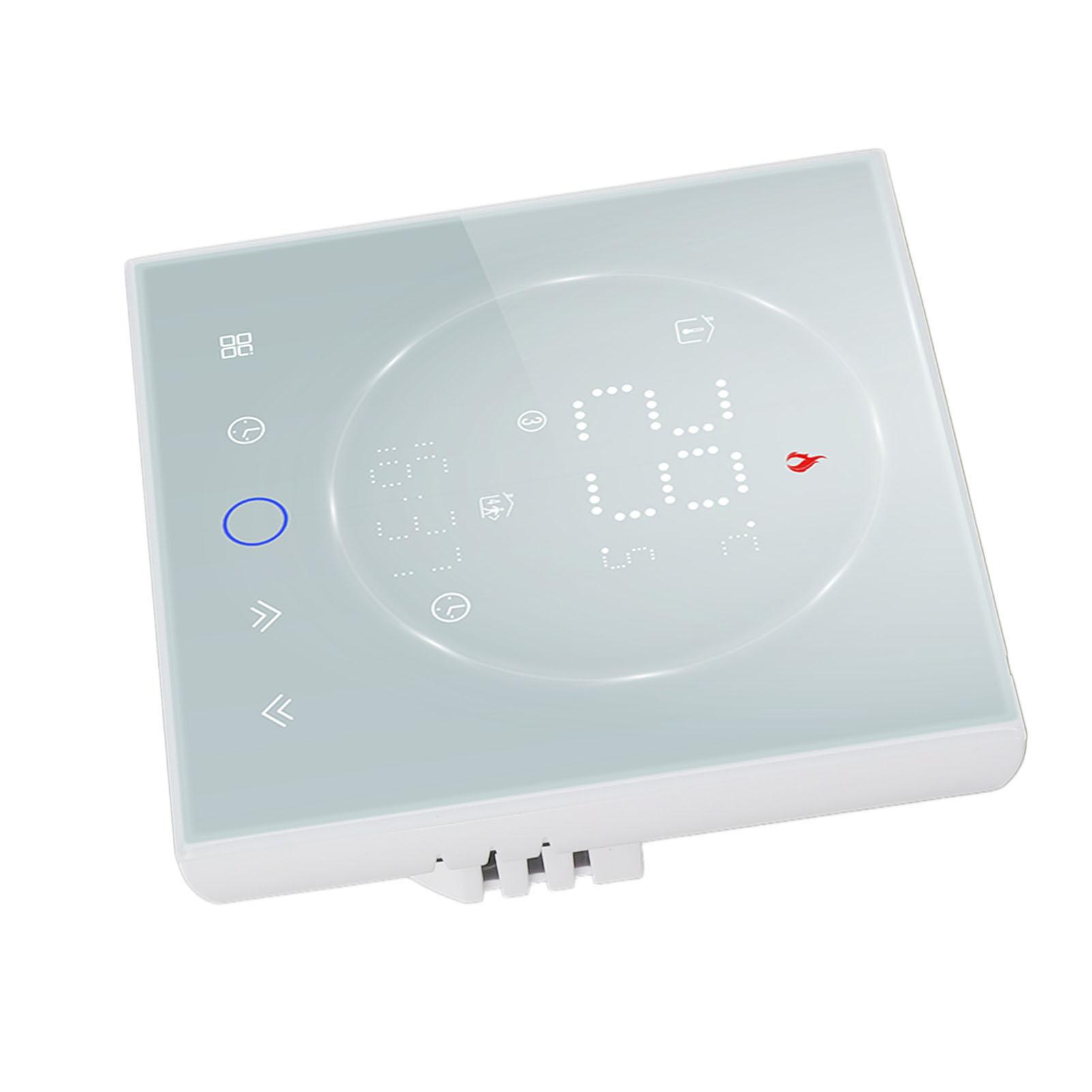 Smart Thermostat LED Screen Water Heating Control 13mm Recessed Programmable Thermostat for Home Room AC95‑240V
