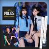 Brightlara Halloween Cosplay Police Uniform Miniskirt Police Costume for Costume, Women, jys-001-XL