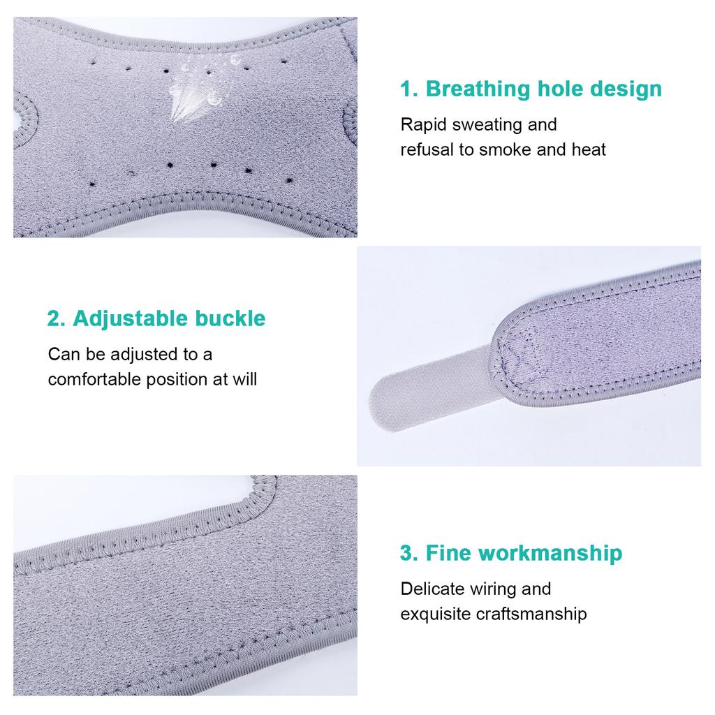 Silicone Patella Strap for Sports Pressure Relief Kneepad Shock Absorption for Running Hiking Basketball Fitness Knee