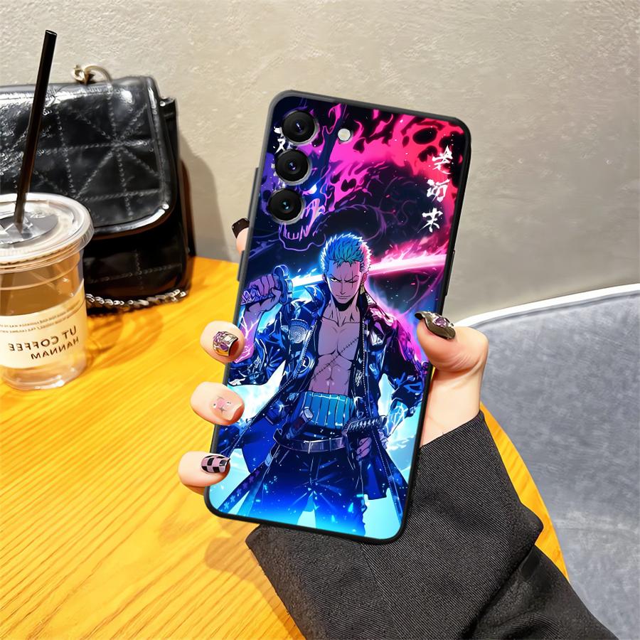 Cool Zoro Anime Phone Cover Case for Samsung Galaxy A06 A04 A07 A03 A10 A20 A01 A02 A50 A70 A30 A40 A05 Note 20 Ultra 9 10