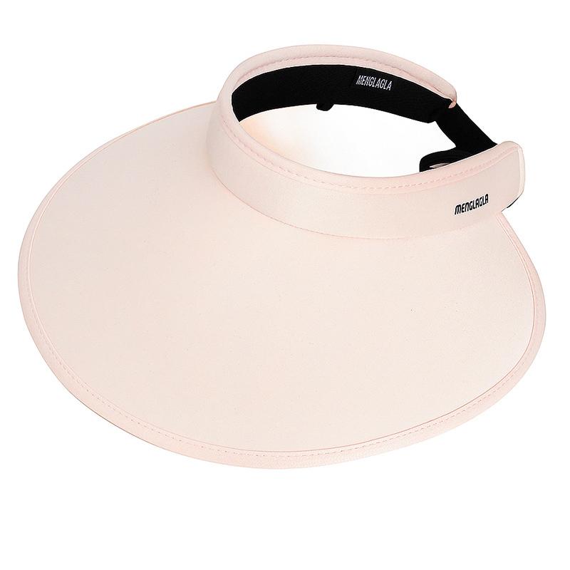 Summer Big Brim Ice Silk Hat Cycling Sun Protection Beach Hat Women's Sunshade Empty Top Hat Outdoor Foldable Cap