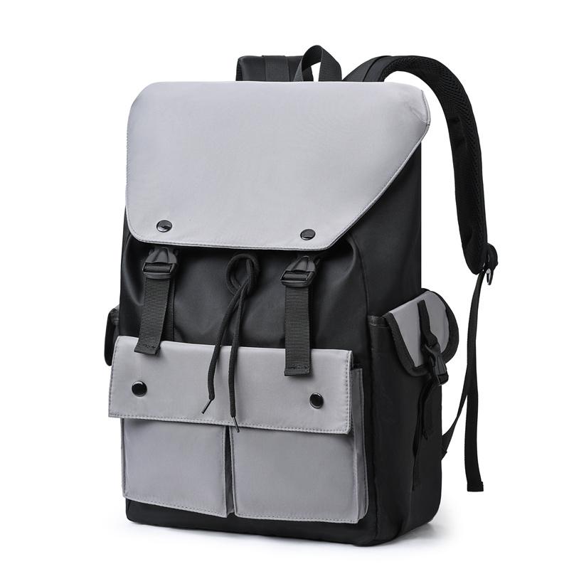 Largecapacity men's backpack with adjustable shoulder straps,suitable for high school and daily commuting,travel,school backpack