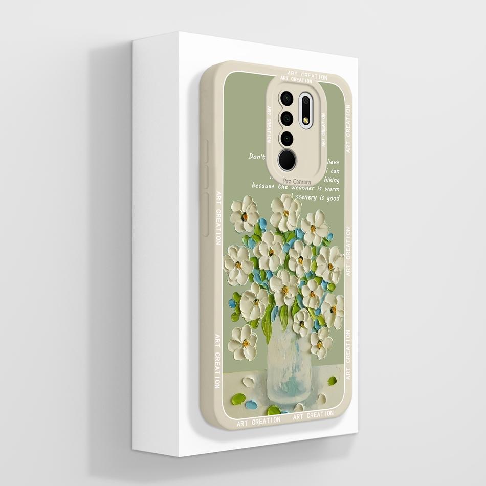 For Redmi 9 9A 9C 9T Case Cute Panda Soft Liquid Silicone Phone Housing For Xiaomi Redmi9 Power High Quality Durable Back Cover