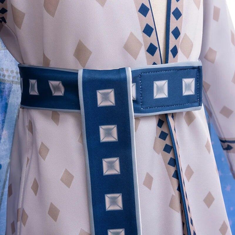 Re Magnifico Wish Cosplay Cappotto Cintura Mantello Costume Wish Re Travestimento Uomo Adulto Bambino Abiti Halloween Carnevale Costume per Gioco di Ruolo