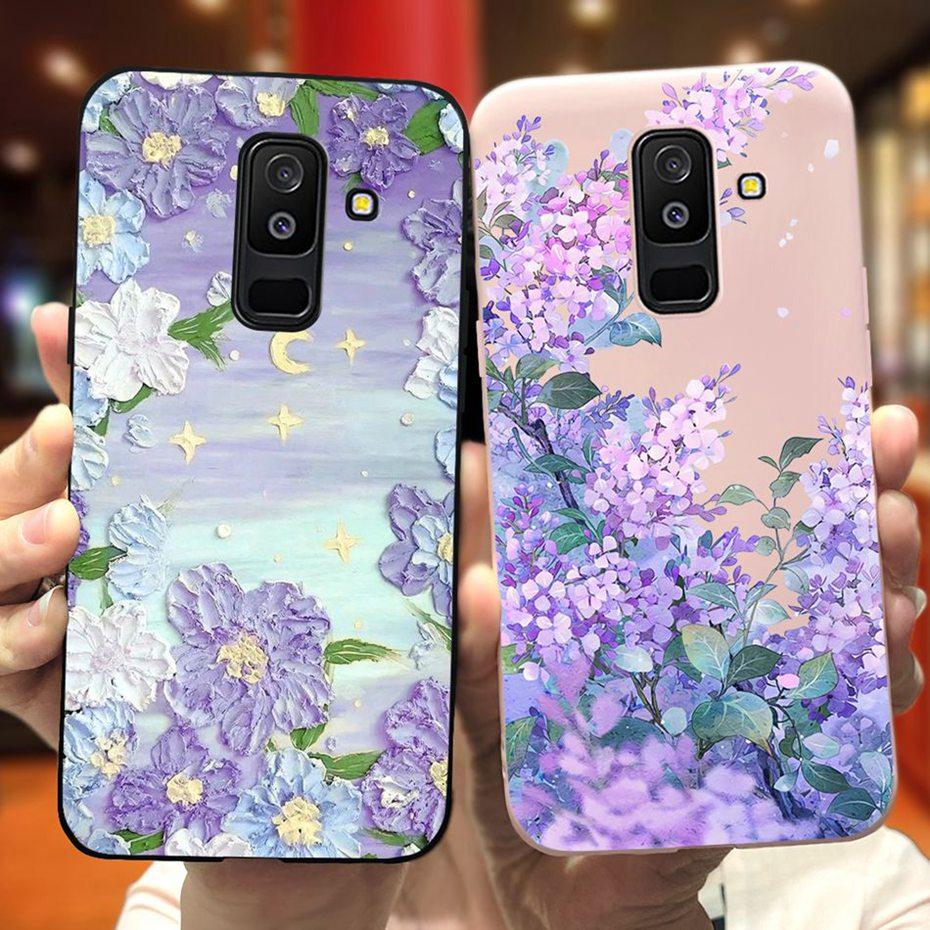 Fashion Case For Samsung Galaxy A6 Plus 2018 Soft Silicon TPU Back Cover For Samsung A6 2018 A 6 A6+ A6plus Phone Cases
