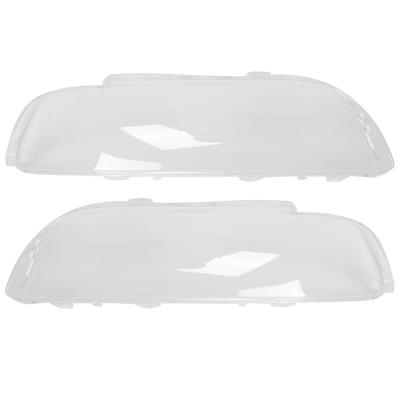 Car Clear Front Headlight Lens Cover 63128375301 63128375302 Fit for 5 Series E39 2001‑2003