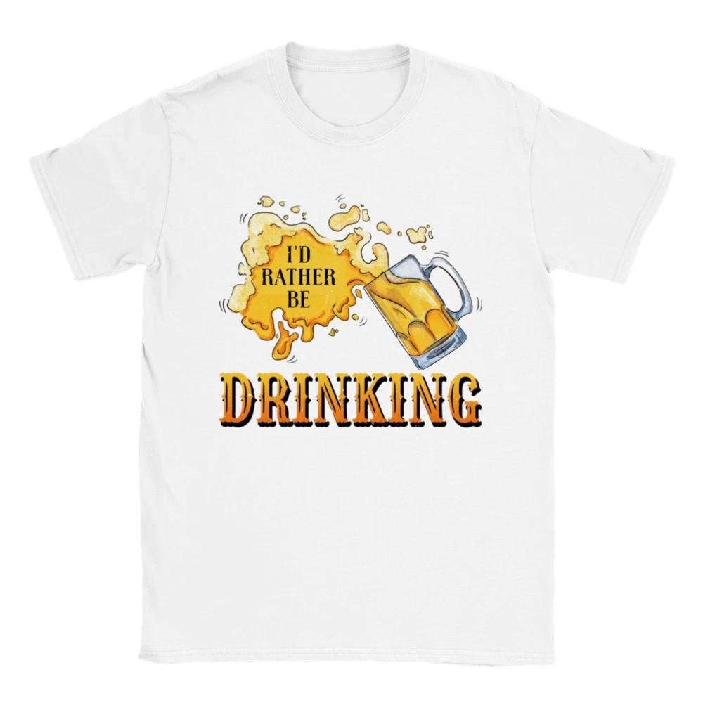 I d Rather Be Drinking - Unisex Crewneck T-shirt XXXXL
