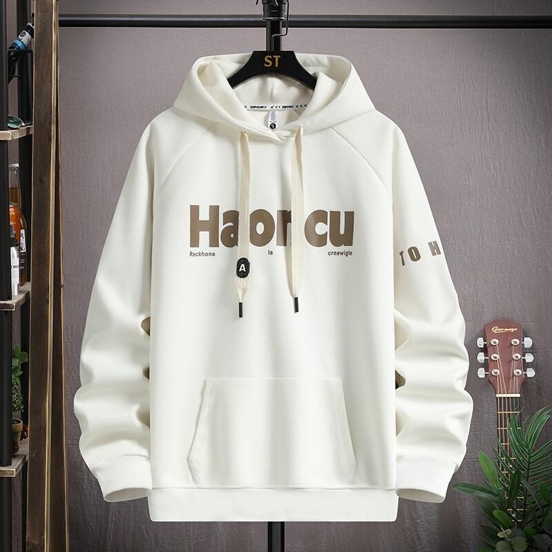 

Teen New Sweater Boy Junior High School High School Top Loose Hooded M