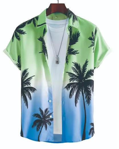 3D Koeienprint Heren Korte Mouw Zomer Zomer Heren Casual Shirt Buiten Straatmode Heren Korte Mouw