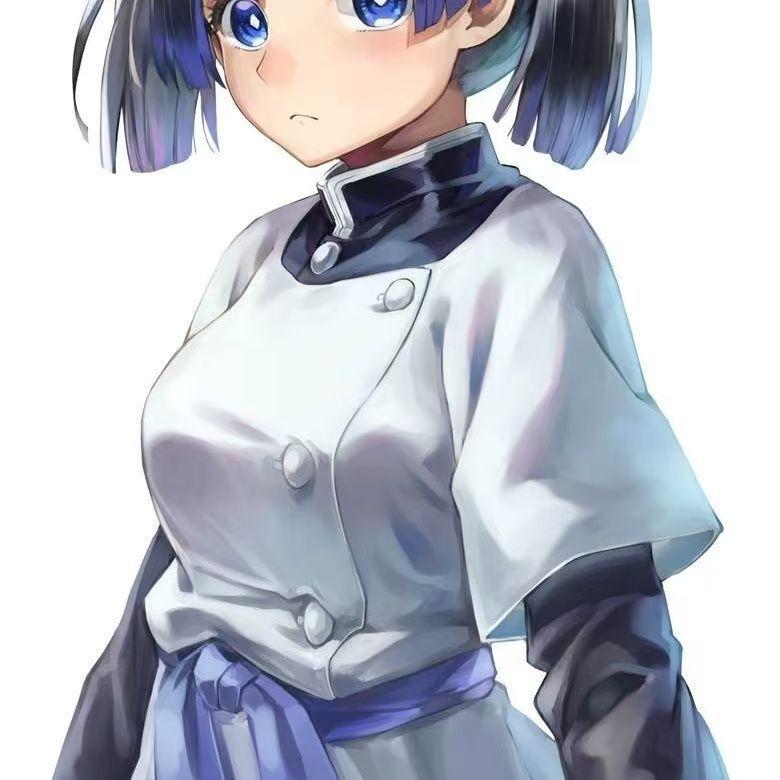 Demon Slayer Aoi Kanzaki Butterfly Mansion Cosplay Costume, Unisex Anime Role Play Outfit