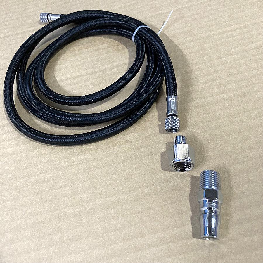 1.8m Braided Air Hose for Spray Gun & Compressor Connection