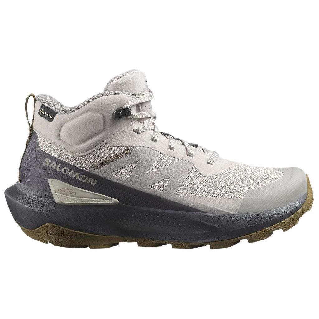 Salomon Elixir Activ Mid GORE-TEX Hiking Shoes Women Hiking Shoes Gray Black L47564200