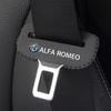 For Alfa Romeo 2Pcs Car Decorative Accessories seat belts Seat Safety Belt Buckle Cover For Alfa Romeo 156 159 147 4C 8C 166 Giu