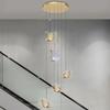 Nordic Creative Acrylic Swan LED Hanging Chandelier Study Bedroom Living Room Restaurant Pendant Lamps Bar Indoor Lighting Decor