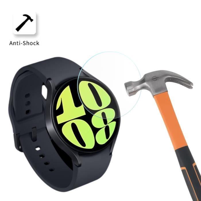 Tempered Glass for Samsung Galaxy Watch 6 44mm [Pack of 2] Phonillico® Anti-Scratch Watch Screen Protector Film