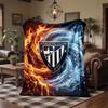 Athletic Bilbao Football Print Flannel Blanket Soft Warm Sofa Bed Throw Blanket For Home Office Bedroom