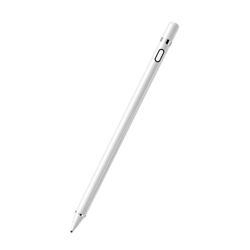 Free Engraved Metal 2-in-1 Laser Logo Android Touch Stylus Pens Universal Pen Drawing for Mobile Phone & Tablet