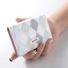 Women Short Wallet Pu Leather Simple Multi-Card Slot Coin Purses Student Cute Triple Fold Wallet High Quality Student Wallet