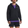 Under Armour Felpa sportiva con cappuccio da uomo Johnson Series in cotone pesante solido, nero 1380151-001