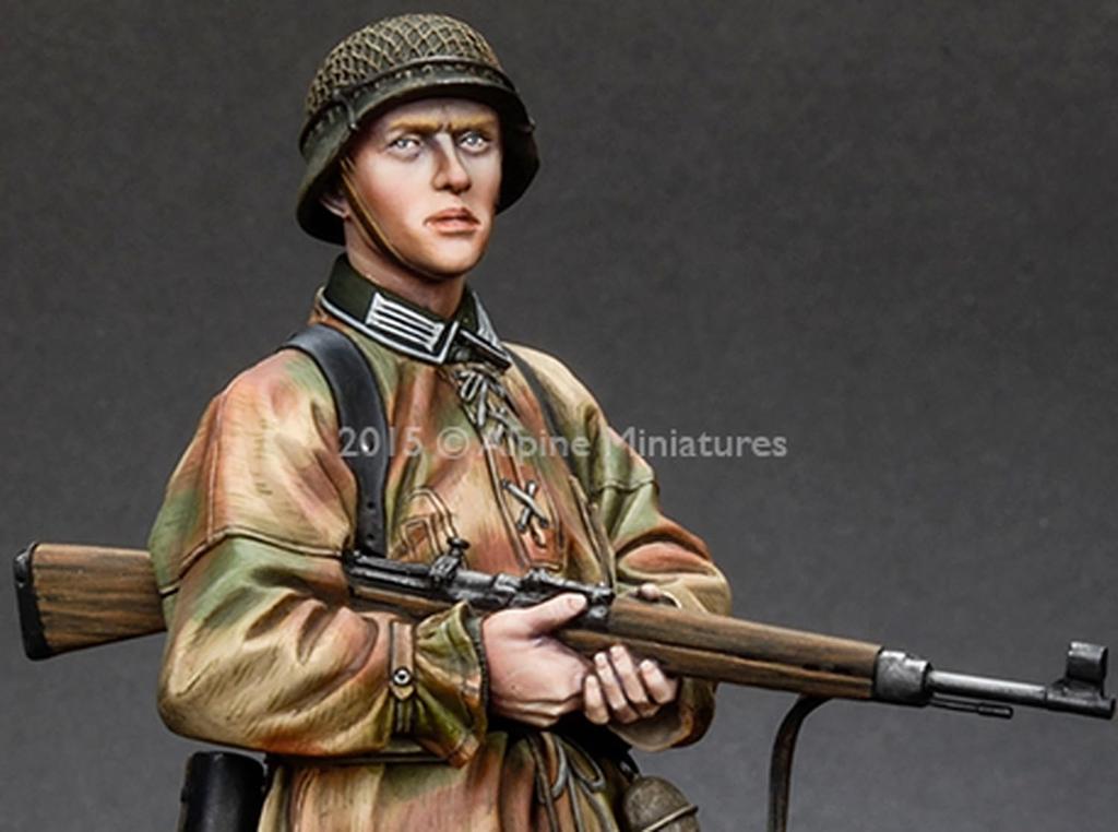 Alpine Miniatures scale Panzergrenadier Feldherrenhalle Resin Kit AM16030 1/16 (person)
