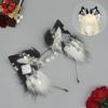 Handmade Cute Plush Animal Ears Cosplay Comic Show Punk Headband Spice Girl Headgear European and American Style Hair Accessories