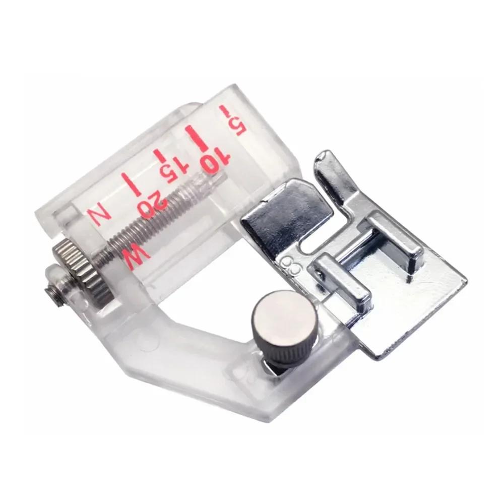 

1PC Adjustable Bias Tape Binding Foot Snap on Presser Foot 6290 for Brother and Most of Low Shank Sewing Machine Accessories