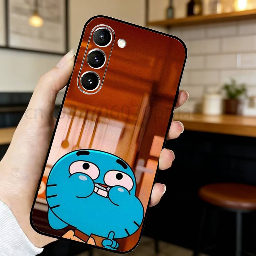 

Darwin Watterson Phone Case For Samsung S20,21,22,23,24,25,26 plus,ultra Silicone Cover Samsung S26ULTRA