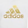 Adidas American Vintage Letter Logo Print Breathable Sports Casual Short Sleeve T-Shirt Men Tops White Gold ADITSG2-WG