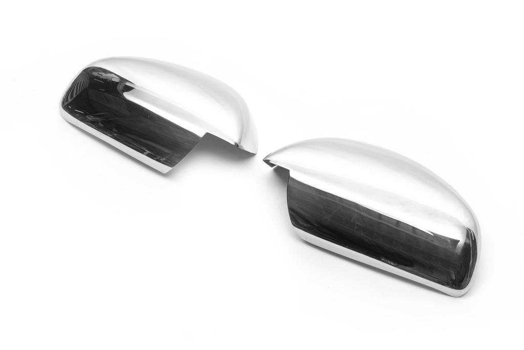 Huse pentru oglinzi (2 buc, inox) OmsaLine - oțel inoxidabil italian pentru Opel Vectra C 2002-2008