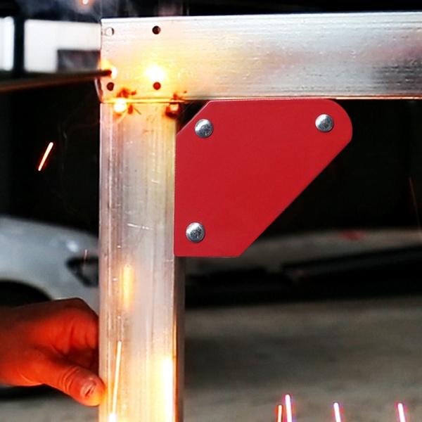 1/2/4/6 PCS 9LB Angle Soldering Locator Magnetic Magnet Corner Arrows Welder Welding Holder 45/90/135 Degree Angle Soldering Fixing Tool