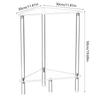 Modern Triangulum Shower Shelf 2 Layer Waterproof Bathroom Organizers With No boring Installation