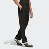 Y-3 Solid Color Straight-Leg Drawstring Wool Casual Trousers Men Bottoms Black FS3311