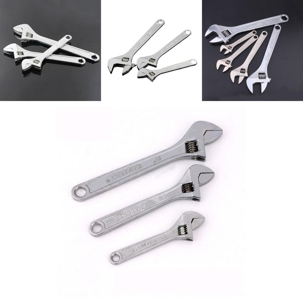 6"/8"/10"/12"/15" Adjustable Wrench Spanner For Various Lifestyles**