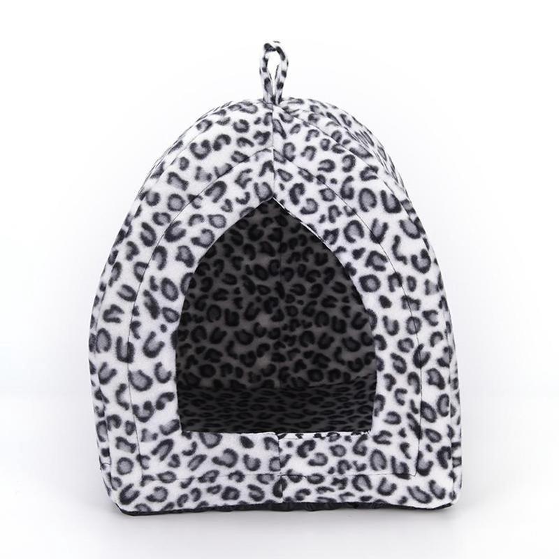 Comfortable Folding Pet House Kennel Dog Cat Bed Cave Tent